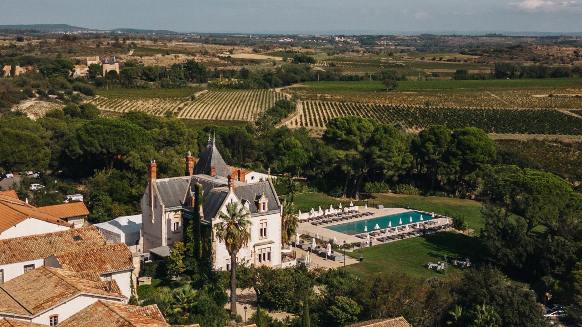 Chateau St Pierre De Serjac Puissalicon Bagian luar foto